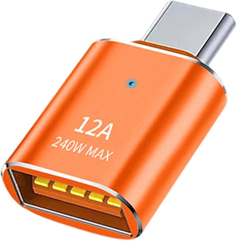 Type C to USB 2.0 Adapter for Data Transfer and Charging Color A - Image 1